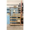Image 3 : MASTERCRAFT BLUE METAL 48"W X 24"D X 36"H INDUSTRIAL WORKBENCH WITH PEGBOARD BACK SHELF