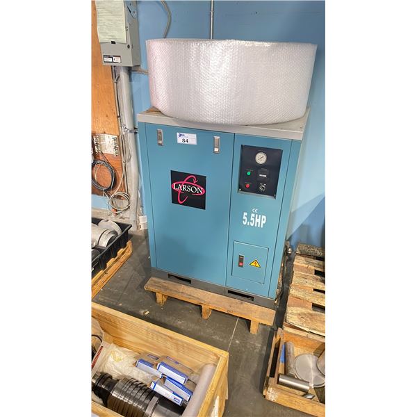 LARSON QV-0.48 BLUE 5.5HP ELECTRIC 40V INDUSTRIAL 60HZ SILENT RUNNING SCREW AIR COMPRESSOR