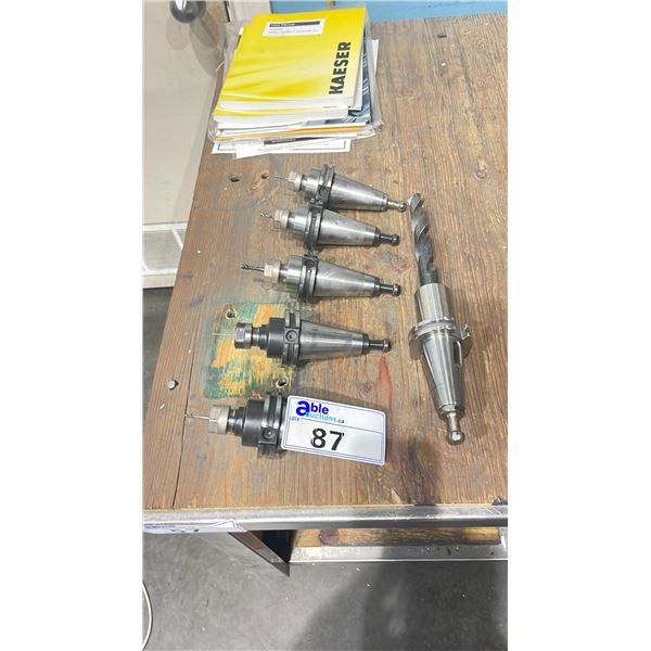 6 ASSORTED INDUSTRIAL TOOLING HEADS