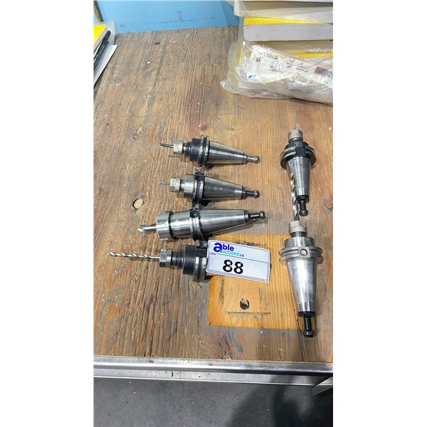 6 ASSORTED INDUSTRIAL TOOLING HEADS
