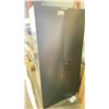 Image 1 : BLACK METAL 36W X 16"D 73"H 2 DOOR STORAGE CABINET