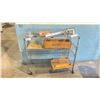 Image 1 : CHROME 4 TIER 48"W X18"D X41"H MOBILE METRO STYLE RACKING SYSTEM WITH CONTENTS