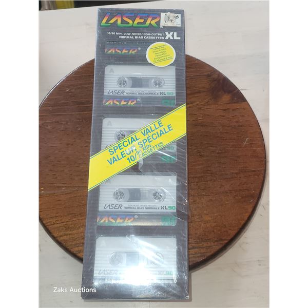 Sealed Package of 10 Blank Tapes