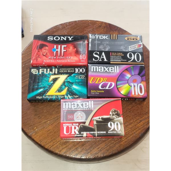 Lot of 5 Sealed Vintage Tapes