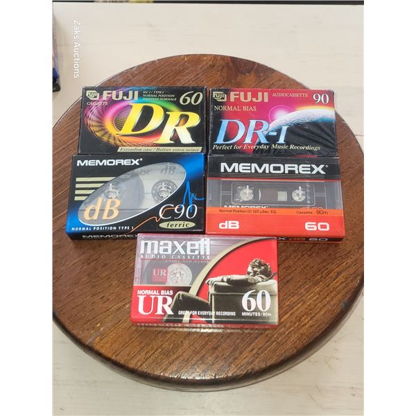 Lot of 5 Sealed Vintage Tapes