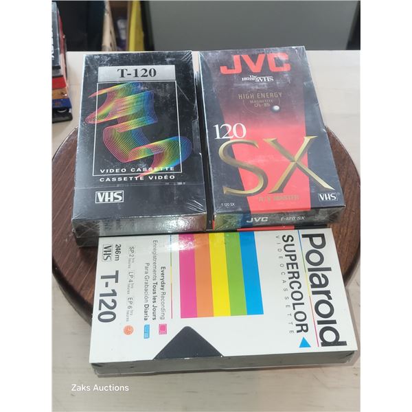 Lot of 5 Sealed Vintage Tapes