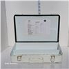 Image 2 : Vintage Rustic First Aid Kit White Metal Box