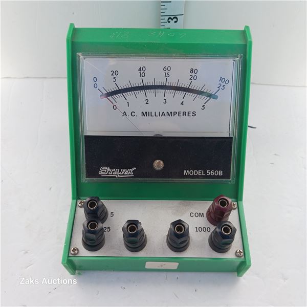 Vintage Stark A.C. Milliamperes, Model: 560b