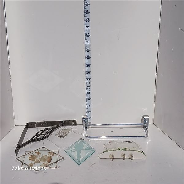 Wall Decor, Glass Wind Charm & Hangers