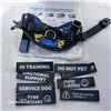 Image 3 : New SMALL Dogline Service Dog Vest Harness Bundle