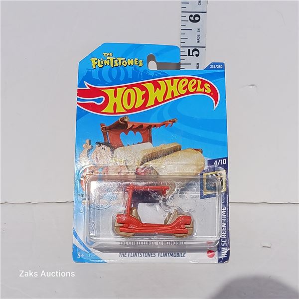 New Hot Wheels Screen Time 2020, The Flintstones, Flintmobile 1:64