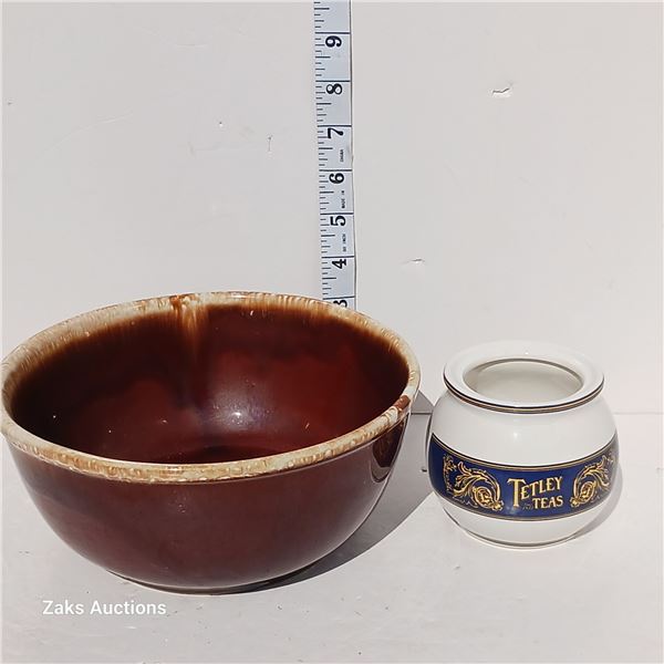 Vintage, McCoy Stoneware & Tetley Teas Jar