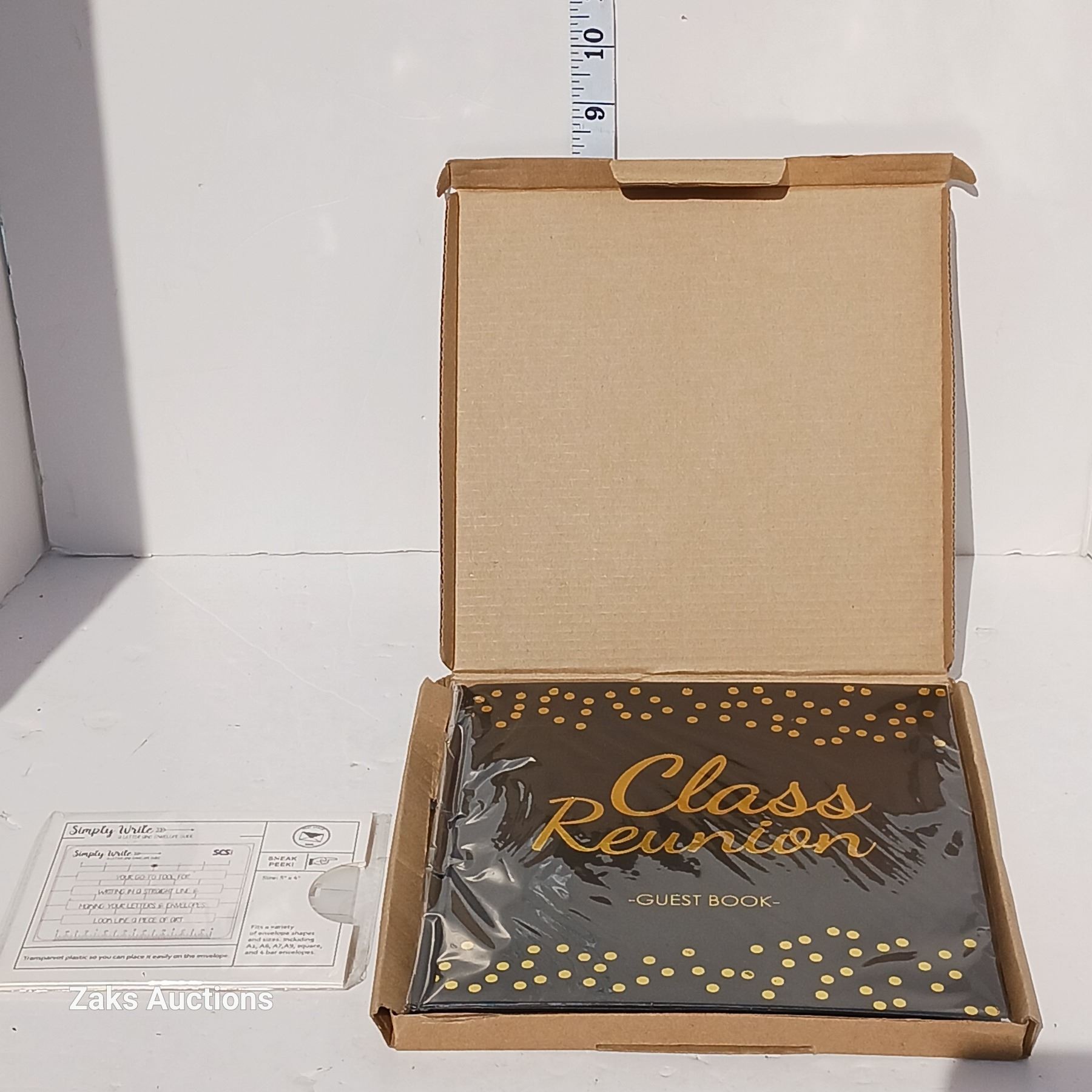 Reunion Class Guestbook, & Lettering Envelope Stencil