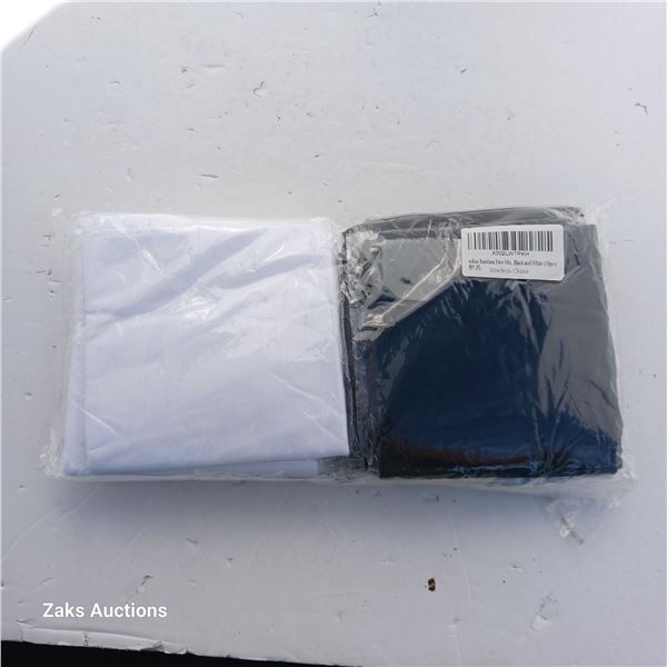 Lot of 4 New Bandana Face White & Black (10pcs)