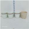 Image 2 : Three Pyrex Milk Glass Mugs & C. P. L. Mug