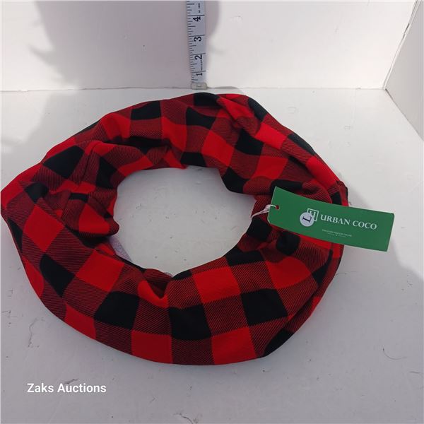 New Winter Plaid Infinity Scarf