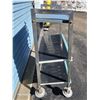 Image 4 : 3 Tier Metal Rolling Cart - Rolls VERY Smoothly!