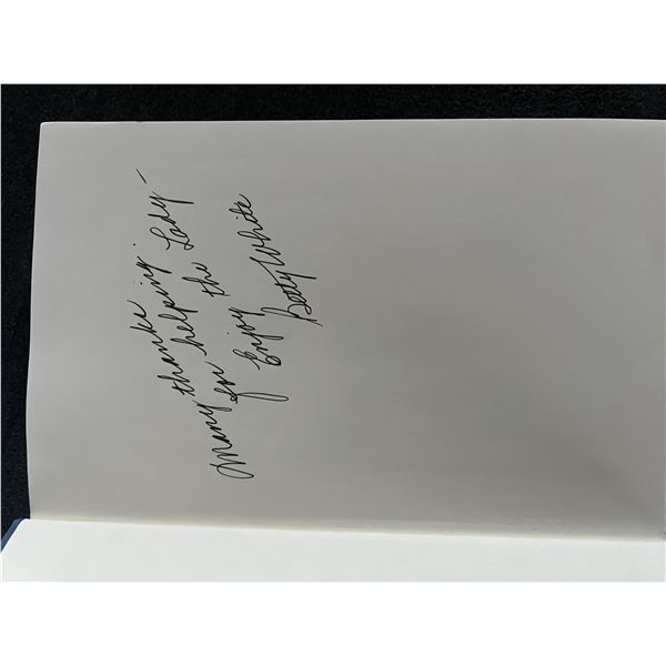 The Leading Lady: Dinah's Story signed book autographed by Betty White