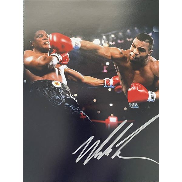 Boxing Champion Mike Tyson signed photo