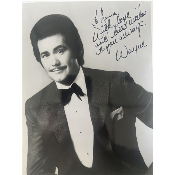 Wayne Newton signed photo