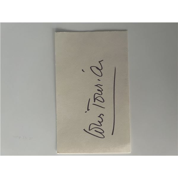 James Bond Octopussy Louis Jourdan original signature