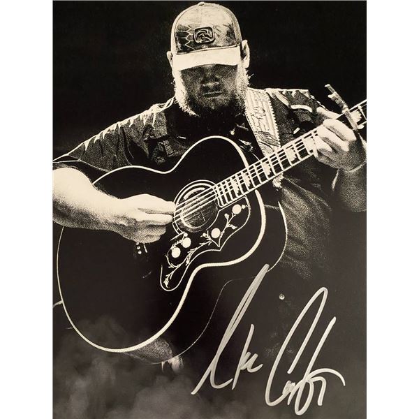 Luke Combs signed photo
