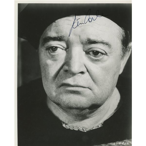 Peter Lorre signed movie photo