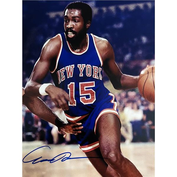 NY Knicks Earl The Pearl Monroe signed photo