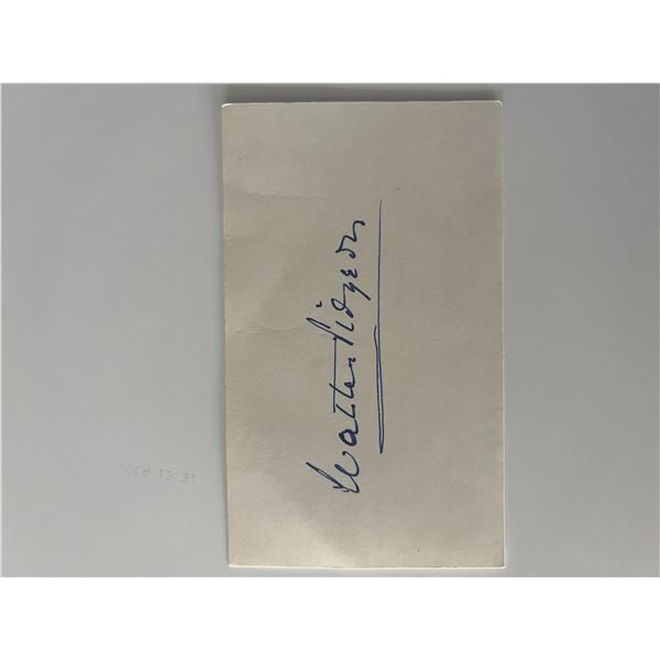 Voyage to The Bottom Of The Sea Walter Pidgeon original signature