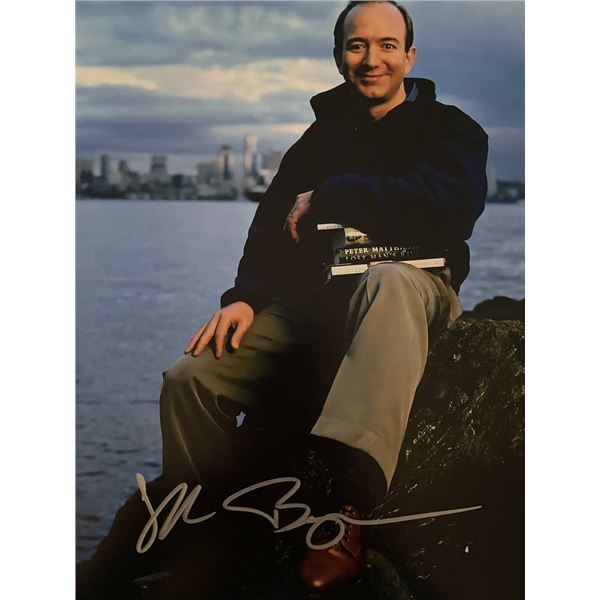 Amazon Founder Jeff Bezos signed photo