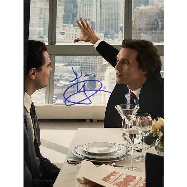 Wolf of Wall Street Matthew McConaughey signed movie photo