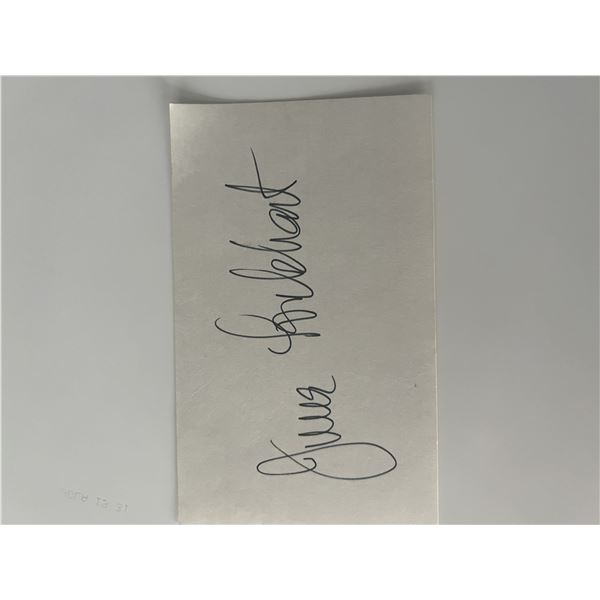 Lassie June Lockhart original signature