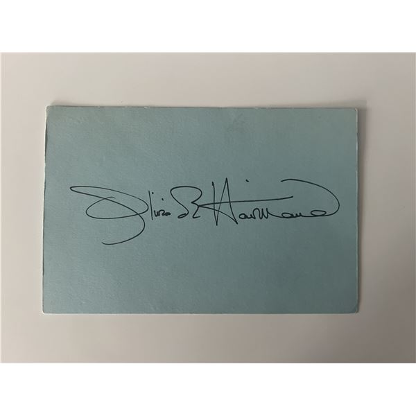 Gone With The Wind Olivia de Havilland original signature