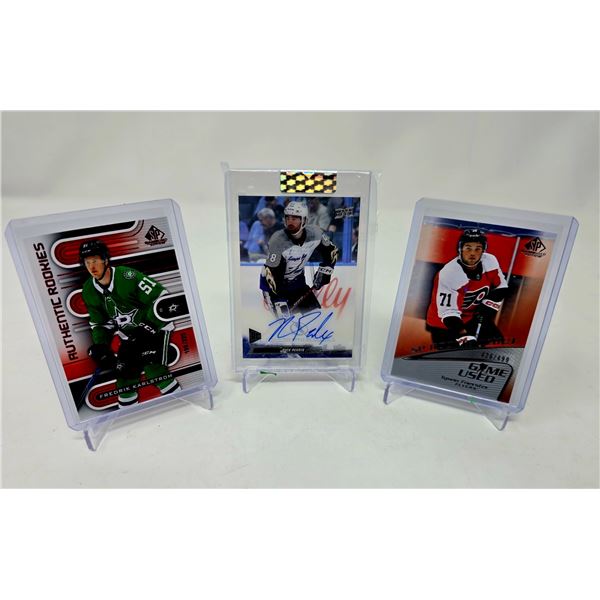Rookie Hockey Lot ft. Nick Perbix Auto, Foerster Jersey, Karlstrom /225