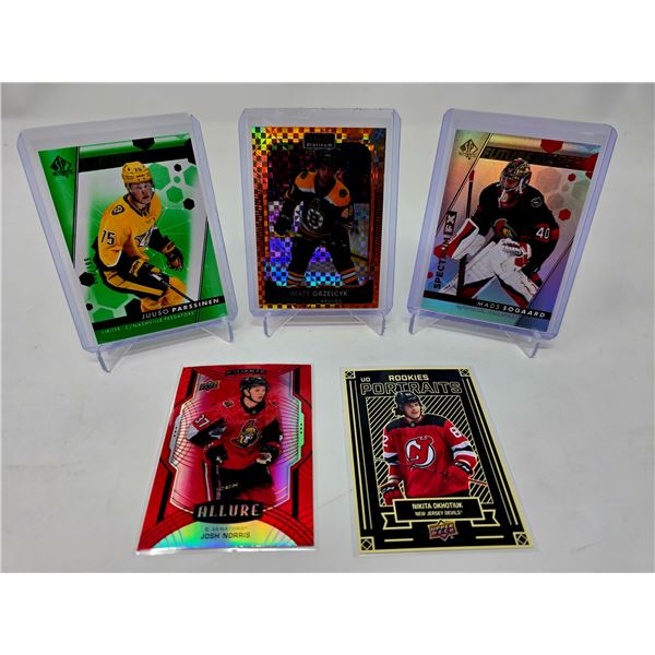 Rookie & Parallel Lot â€“ Spectrum FX, Parssinen /499, Allure & Portraits â[x=#836