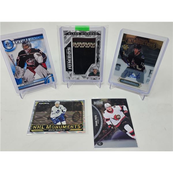 Premium NHL Rookie Lot w/ Auto, Jumbo Patch & Future Watch RC