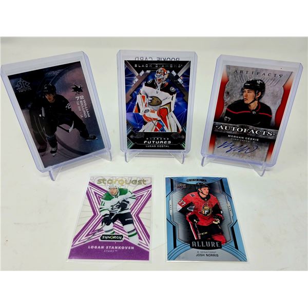 Dual Auto Rookie Lot â€“ Geekie & Dostal Patch #/299 + Stankoven
