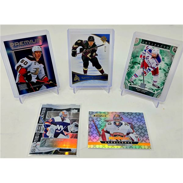 Keller /99 & Knight Rookie Lot w/ Artifacts & Silver Skates