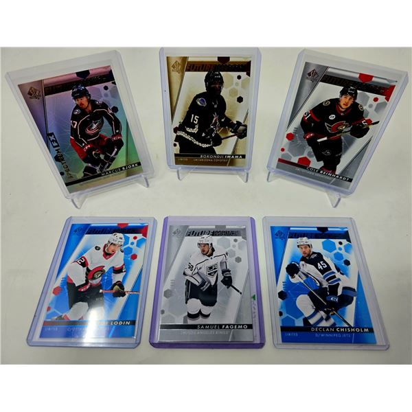 SP Authentic Future Watch Rookie Lot â€“ Spectrum FX, /999 Rookies (6 Cards)