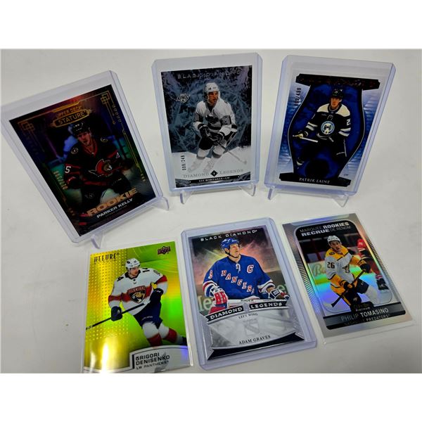 Upper Deck Premium Hockey Insert Lot â€“ Black Diamond, Allure, Stature, Rookie & 