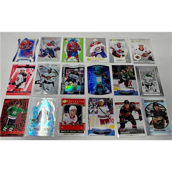 Modern Rookie & Insert Lot ft. Caufield, Zegras, Spencer Knight, Ovechkin â€“ 18 C