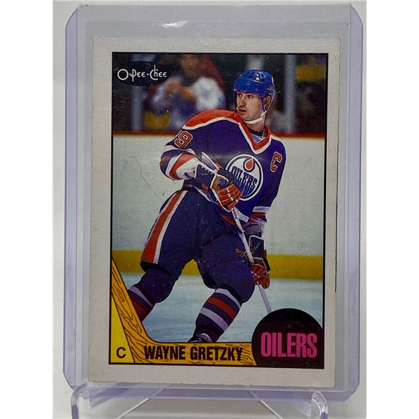 Mid-1980s O-Pee-Chee Wayne Gretzky Card â€“ Oilers #99