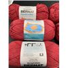 Image 3 : Lot of 6 Bernat Handicrafter Yarn Skeins with Crochet Yarn Holder