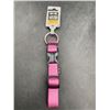Image 1 : Zeus Nylon Dog Collar, XL, 1″ x 16″ to 26″ Adjustable. – Pink
