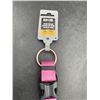 Image 2 : Zeus Nylon Dog Collar, XL, 1″ x 16″ to 26″ Adjustable. – Pink