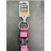 Image 3 : Zeus Nylon Dog Collar, XL, 1″ x 16″ to 26″ Adjustable. – Pink