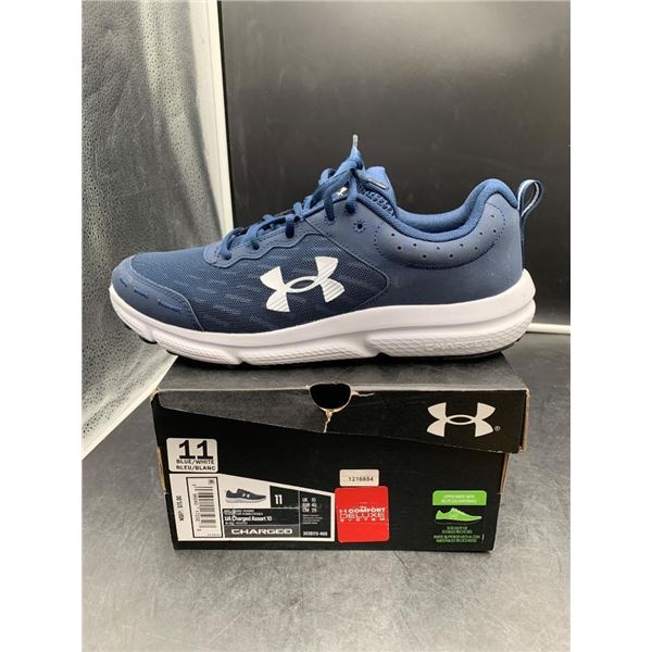Under Armour Charged Assert 9 Men’s Running Shoes,  Size 11, Blue/White