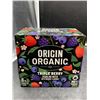 Image 2 : Origin Organic Triple Berry Sparkling Water, 6 x 355 mL