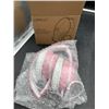 Image 2 : Lorelei X8 Wired Headphones with Microphone, Pink and White