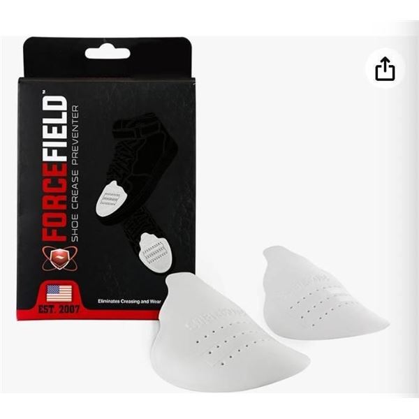 ForceField Shoe Crease Preventers, Small, US 5-7.5,  2 Packs